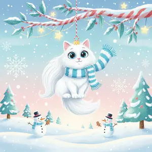 Christmas Cat ornament