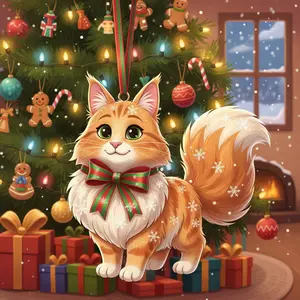 Christmas Cat ornament