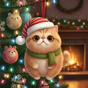 Christmas Cat ornament