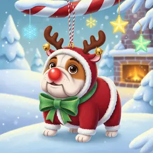 Christmas Dog ornament