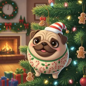 Christmas Dog ornament