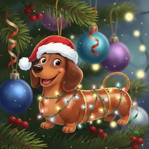 Christmas Dog ornament