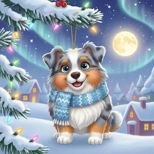 Christmas Dog ornament