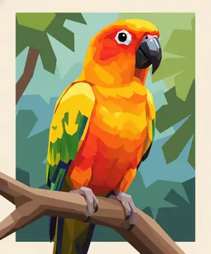 AI-Conure 162 bird