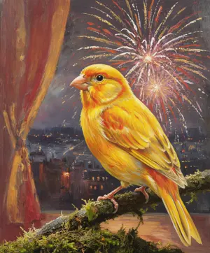 Christmas Canary 249 bird