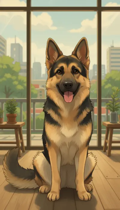 AI-German Shepherd 20 german shepherd dog