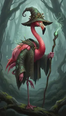 AI-Flamingo 150 flamingo bird