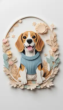 AI-Beagle 691 beagle dog