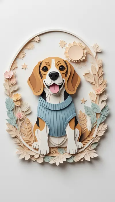 AI-Beagle 691 beagle dog