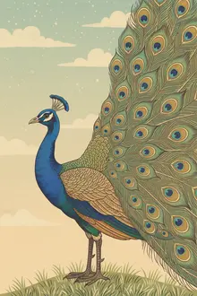 AI-Peacock 279 peacock bird