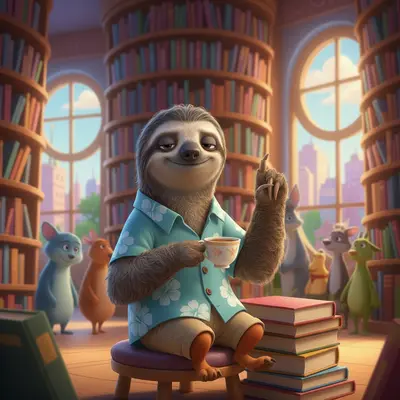 AI-Flash sloth zootopia