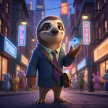 AI-Flash sloth zootopia