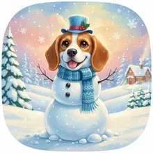 AI-French Bulldog 587 dog christmas