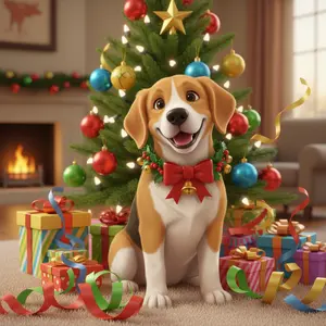 Christmas Shih Tzu 620 christmas