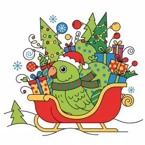 Christmas Conure 825 christmas