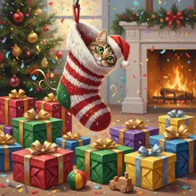AI-Ragdoll 820 cat christmas