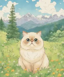 AI-Taylor persian cat