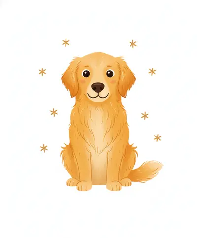 AI-Dudu golden retriever dog