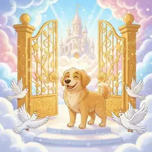 AI-Dudu golden retriever dog