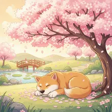 AI-Caicai shiba inu dog