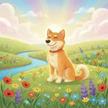 AI-Caicai shiba inu dog