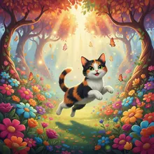 AI-Yoyo calico cat